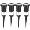 4PCS Waterproof Outdoor Spotlights LED Landscape Light DC12V for Driveway