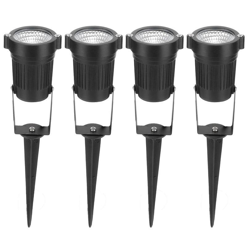 4PCS Waterproof Outdoor Spotlights LED Landscape Light DC12V for Driveway