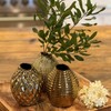 WHW Whole House Worlds Iconic Golden Vases, Set of 3,