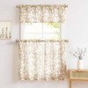 Treatmentex - Cortinas de cocina de hojas de 36 pulgadas,