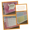 Ciieeo Desk Calendar Minimalist Standing Calendar for Organizing Events and