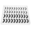 Pestañas Postizas 3D Faux Mink, Juego de 20 Pares Largas