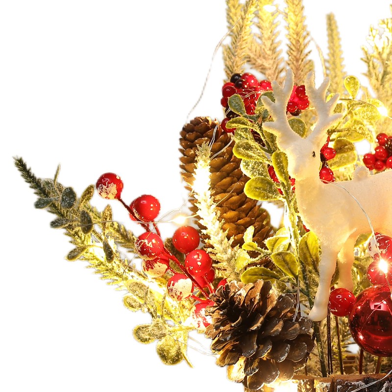 MYELLU Small Artificial Christmas Tree Christmas Decoration - Mini Christmas