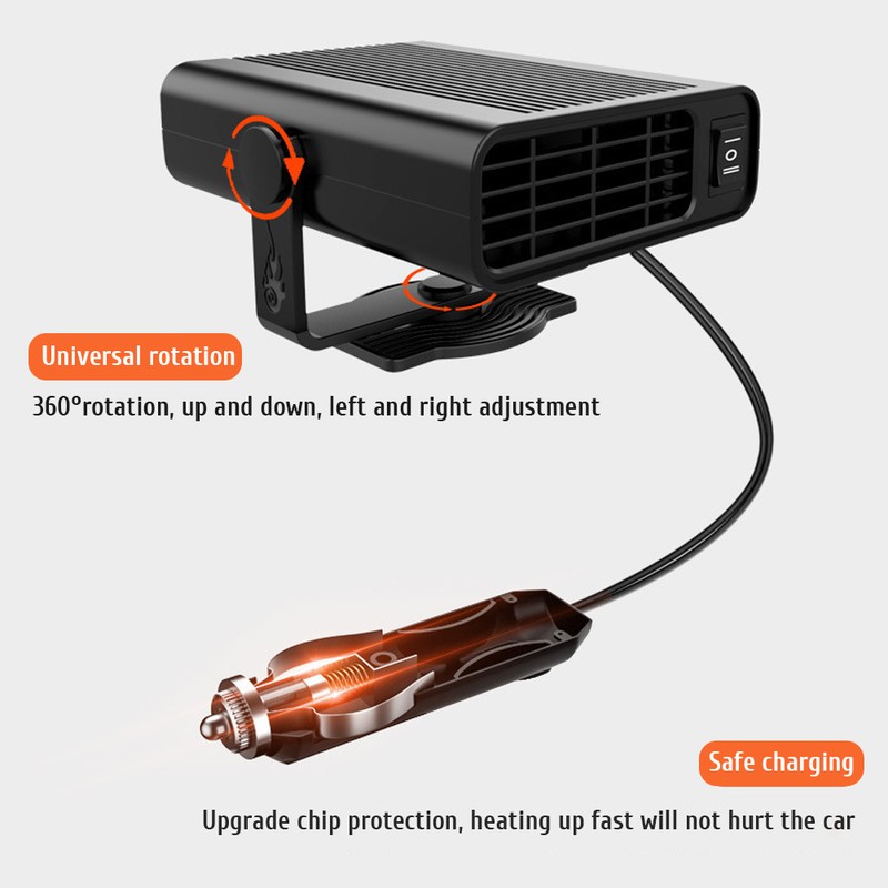 Car Heater 2 in 1 Fast Heating Cooling Function for