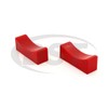Pro-thane Jack/Stand Pads (Fits 1.125 x 4.0 Heads) - Red