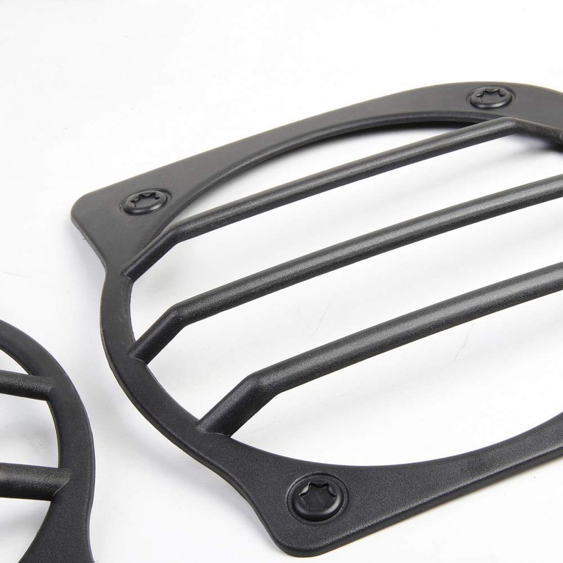 JSTOTRIM Front Bumper Automotive-Light Covers for 2018-2023 Jeep Wrangler JL