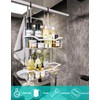 HapiRm Hanging Shower Caddy Over the Door with Soap Holder,