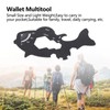 Multitool Card 15 in 1 Multifunctional Fish Shape Credit Card
