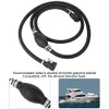 Marine Johnson 3/8in Boat Motor Fuel Gas Hose Line Assembly