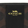 COACH OUTLET F58035 IMAA8 Corner Zip Lisslet Brown Brown Black,