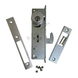 Storefront Door Mortise Lock Hook Deadbolt with 2 Cylinders Adams Rite Cam 4 Key