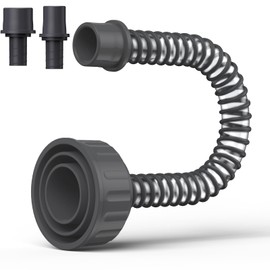 AC Drain Line Cleaner, A/C Condensate Drain Line Cleaner Adapter, Universal Fit AC Drain Line Unclogger, Compatiable With Most PVC Pipe Sizes, Easy To Use, Black