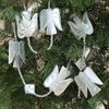 NOVICA Artisan Handmade Aluminum Ornament Garlands Angel Set of 3
