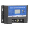 Solar Charge Controller LCD Display Dual Usb Interface Durable Solar