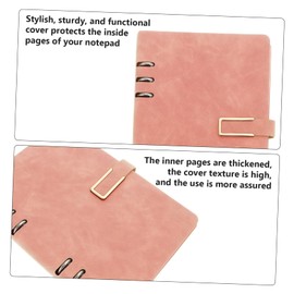 Operitacx Spiral Bound Loose-leaf Notebook for Men Office School Agenda Daily Planner High-class Paper