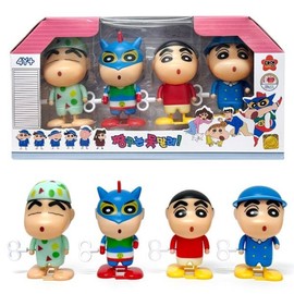 (Daeyoung Trading) Daeyoung Trading - Crayon Shin-chan Wind-up Figure 4PCS / (대영통상)대영통상-짱구는 못말려 태엽 피규어 4PCS