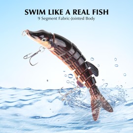 CREECHWA Fishing Lure Trout, Pike Bait, Perch Bait, Wobbler Pike, Moves Like a Real Fish, Fishing Accessories