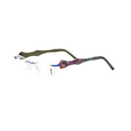 Switch it! Set 2064 Interchangeable Glasses Mount Acetate Colourful Flowers Fauna, multi-coloured, 135 mm