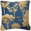 Paoletti Arboretum Cushion Cover, Blue, 50 x 50cm