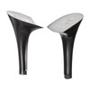 HARFINGTON 1pair Heel Repair Replacement 1.77"x3.54" High Stiletto Heel DIY
