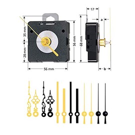 Quartz Movement Complete Set WF for Beginners by Selva - Ideal as a Replacement Movement Set for Your Wall Clock - Made in Germany - All in One Set