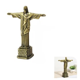 yeesoong Jesus Christ Cross Statue Jesus Statue Easter Jesus Nativity Scene Crucifix Christ Jesus Statue Standing Table Cross Catholic Gifts Jesus On Cave Figure