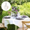 uxcell Tablecloth Weights with Metal Clip, 4PCS Marble Tablecloth Pendant,