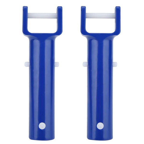Hongzer Pool Clip Handle, Pack of 2 Blue Swimming Pool