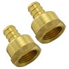 SDTC Tech 2-Pack 1/2 Inch PEX to 1/2 Inch NPT