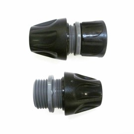 Aqua Joe Male-to-Female Fittings for Expandable Hose | Leak Proof Connections