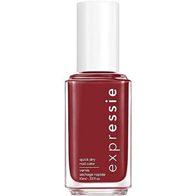 Essie Expressie Esmalte de uñas vegano de secado rápido, rojo