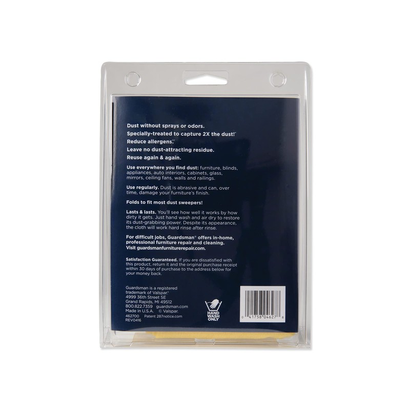 Guardsman Wood Furniture Dusting Cloths - 5 Pre-Treated Cloth -