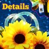 DRESBE Sunflower Light Up Headband Boho Floral LED Headbands Glow