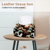 2 Pack Tissue Box Cover Holder, Retro Animal Rooster Rectangle
