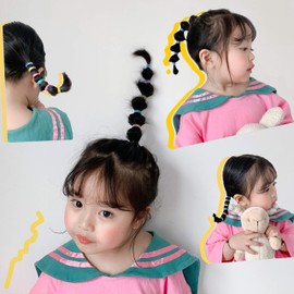 BIANHUAN Rubber Hair Ties, for Children, Stylish, Cute, Colorful, Hair Accessory, Rubber Band, Ribbon, Baby, Girls’ Hair Ornament, Birthday, Dress, Present, Recitals