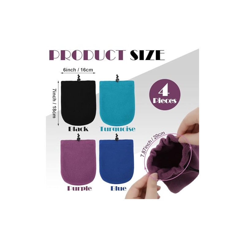 Cuffbow 4 Pack Foot Cast Toe Cover Socks Soft Warm