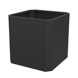 Steel Planter Box-24"x24"x24"-Large Square Planter Box-Outdoor Indoor-Cube Steel Planter Heavy Duty Black Metal Planter Flower Pot Commercial Residential for Home Garden Porch Hotel Patio