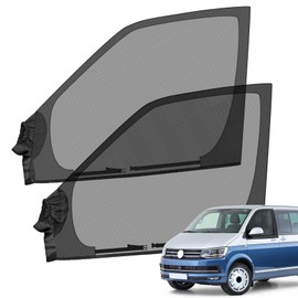 Opaltool Opaltool Magnetisches Seitenfenster Insektenschutznetz fr VW T4 T5 T6 T6.1 T7 California 1990-2025, Elastische Auto Sonnenblende Seitenfenster fr UV-Sonnenschutz & Privatsph?renschutz