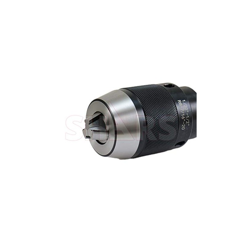 Shars 1/32-1/2" Classic Plus Keyless drill chuck with R8 Integral