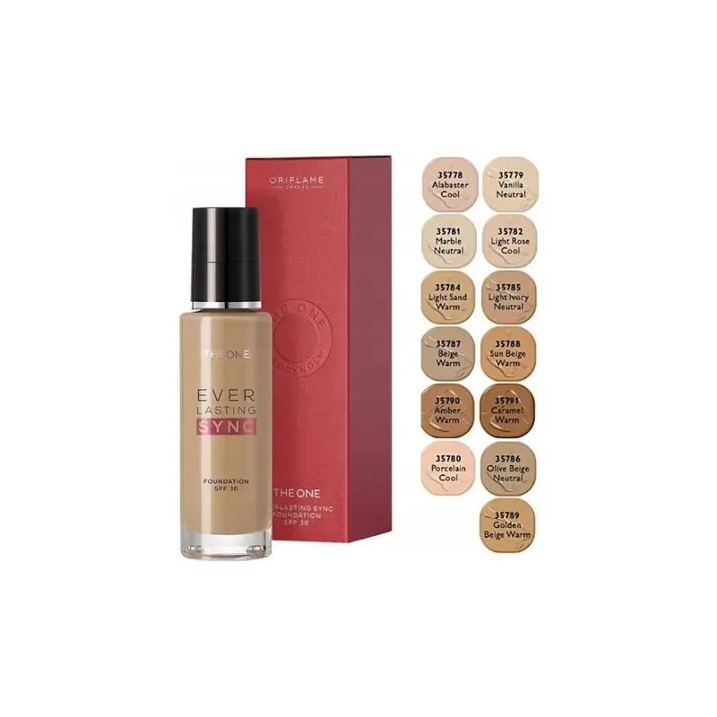 Maquillaje The One Everlasting Sync Foundation Fps30 Oriflam