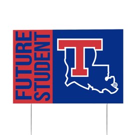 Desert Cactus Louisiana Tech University Bulldogs 12x18" Graduate Graduation Celebration Yard Sign Graduates Outdoor Lawn Display with Stakes (Grad Sign 4)