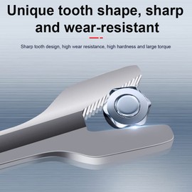 Omninmo Thin Open End Wrench, 6-25mm Open-Ended Wrench Repair Tool V-Shaped Double Ended Open-Ended Wrench for Household Maintenance and General Repairs