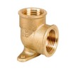 Wall Mounted Brass Elbow Pipe Fitting Connection Back Plate Backplate FxF 1/2"