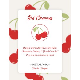 METALPHA Tote Bag for Women - Large Cute Two Sided Tote Bags with Snap Closure and Pockets, Aesthetic Coquette Canvas ToteBag, Red Cherries, Large, Large Double Sided Printing Tote Bag With Zippered