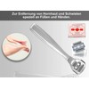 Premium Solingen Callus Rasp Set – Plane and 11 Blades/Made