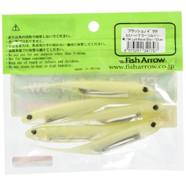 Fish Arrow Flash-J4 SW Lure, #L134 Luminous Baglow/Silver
