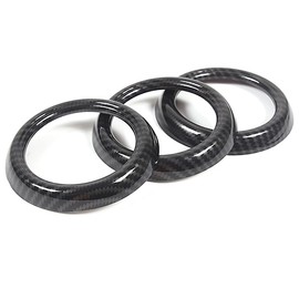 Hcilloend New Mazda Roadster RF ND Series 2016-2024 Applicable Air Conditioner Ring Vent Cover Air Vent Ring Air Conditioner Vent Cover ABS Easy Installation Type Decorative Interior Parts Custom