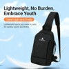 JIMYAO Crossbody Sling Bag for Men & Women, Waterproof Lightweight