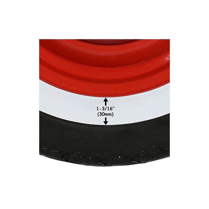 PORT-A-WALL 18 inch Whitewall Sidewall Tire Trim Set of 4.