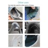 Shoe Toebox Toeburst Blowout Hole Prevention Insert/Patch (Black)